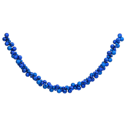 VidaXL Kerstslinger ballen 175 cm polystyreen blauw