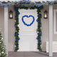 VidaXL Kerstslinger ballen 175 cm polystyreen blauw