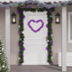 Vidaxl kerstslinger ballen 175 cm polystyreen paars