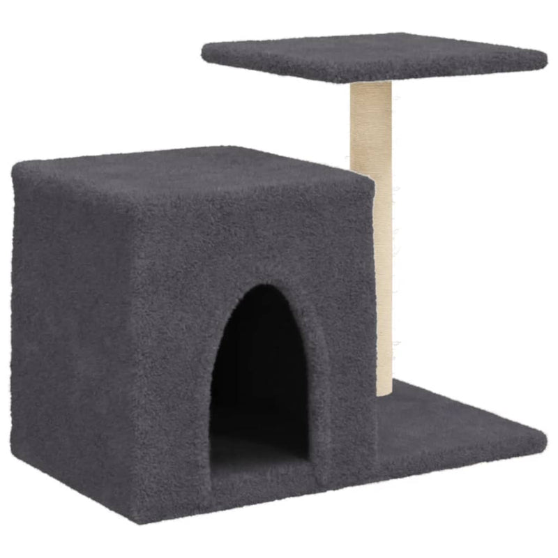 Load image into Gallery viewer, Vidaxl kattenmeubel met sisal krabpalen 50,5 cm donkergrijs
