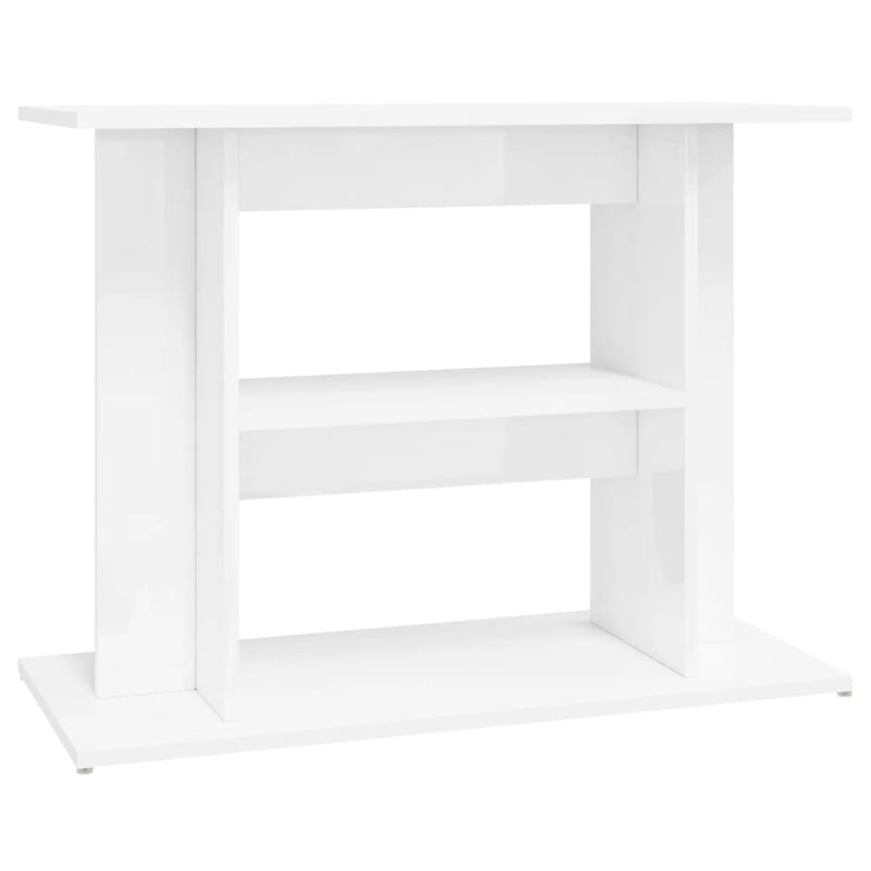 Load image into Gallery viewer, Vidaxl aquariumstandaard 80x35x60 cm bewerkt hout hoogglans wit
