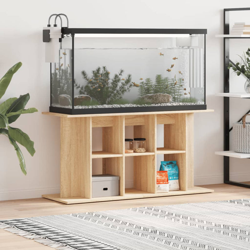 Load image into Gallery viewer, Vidaxl aquariumstandaard sonoma eiken 120x40x60 cm bewerkt hout

