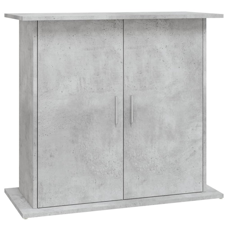 Load image into Gallery viewer, Vidaxl aquariumstandaard 81x36x73 cm bewerkt hout betongrijs
