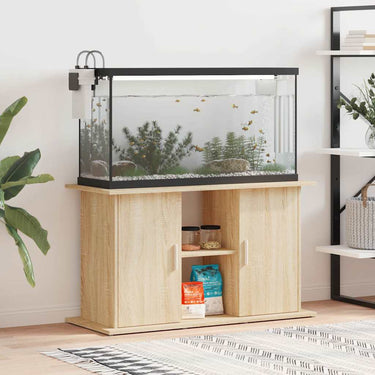 Vidaxl aquariumstandaard sonoma eiken 101x41x58 cm bewerkt hout