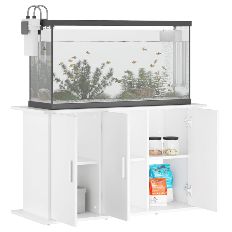Load image into Gallery viewer, Vidaxl aquariumstandaard 101x41x58 cm bewerkt hout wit

