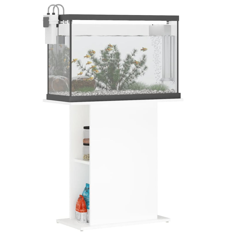 Load image into Gallery viewer, Vidaxl aquariumstandaard 75x36x72,5 cm bewerkt hout wit
