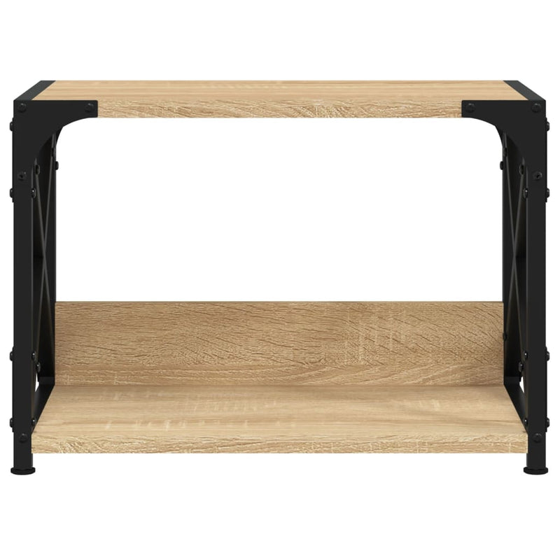 Load image into Gallery viewer, Vidaxl printerstandaard 44x26x31,5 cm bewerkt hout sonoma eikenkleurig
