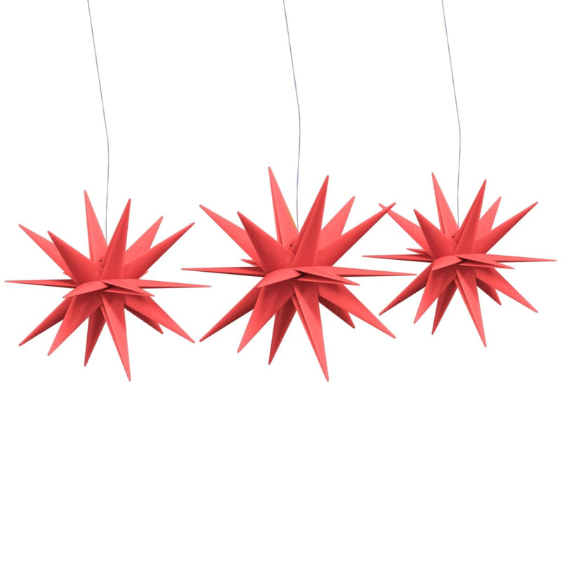 Load image into Gallery viewer, Vidaxl kerstlampen met led's 3 st inklapbaar rood
