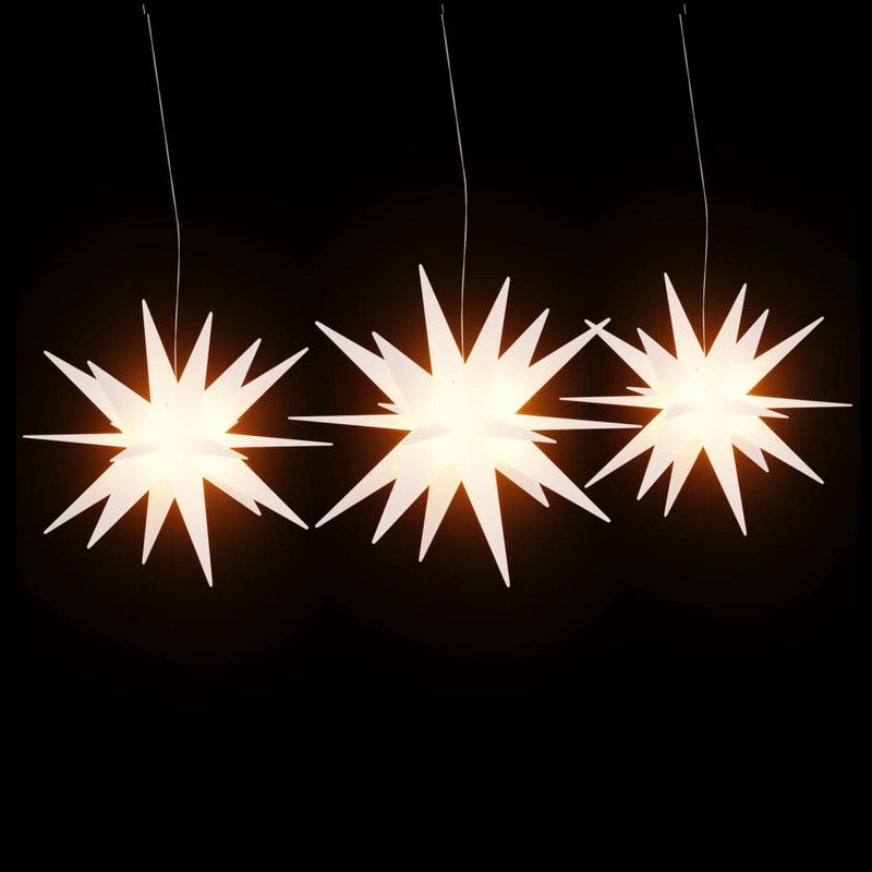 Load image into Gallery viewer, Vidaxl kerstlampen met led's 3 st inklapbaar wit
