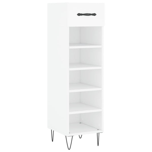 Vidaxl schoenenkast 30x35x105 cm bewerkt hout wit