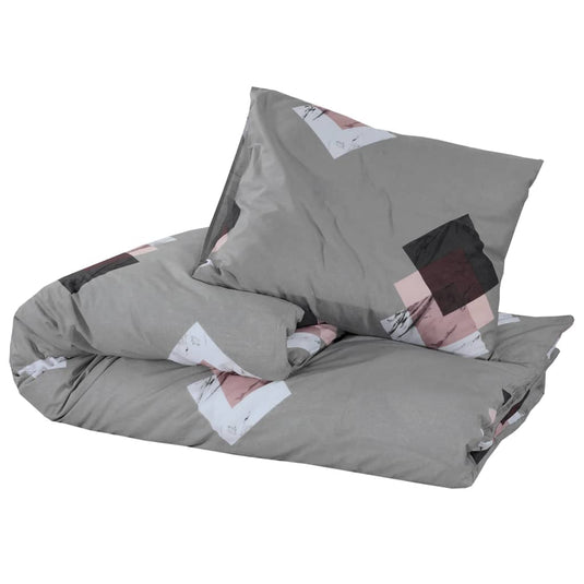 Vidaxl dekbedovertrekset 225x220 cm katoen meerkleurig