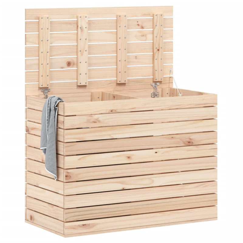 Load image into Gallery viewer, Vidaxl wasmand 88,5x44x66 cm massief grenenhout
