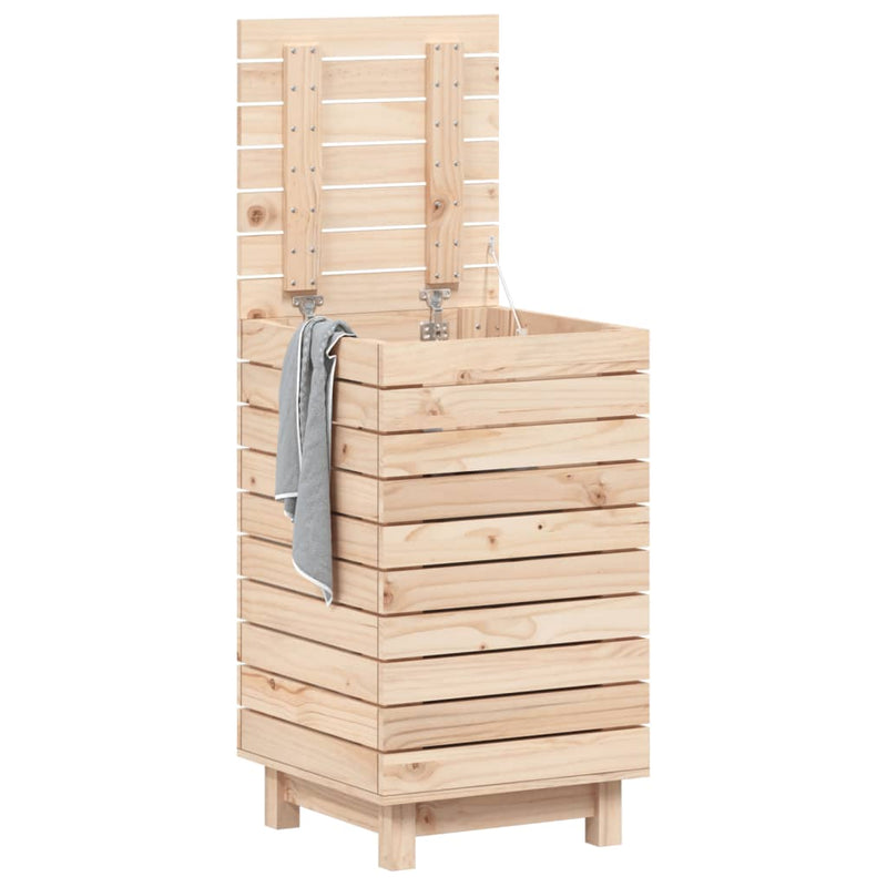 Load image into Gallery viewer, Vidaxl wasmand 44x44x76 cm massief grenenhout

