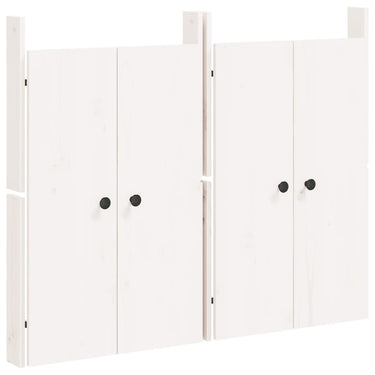 Vidaxl kastdeurtjes voor buitenkeuken meppel 2 st 50x9x82 cm grenenhout wit