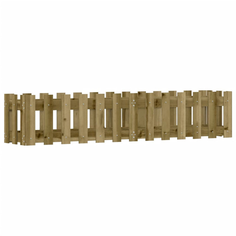 Load image into Gallery viewer, Vidaxl plantenbak verhoogd hekontwerp 150x30x30 cm geïmpregneerd hout
