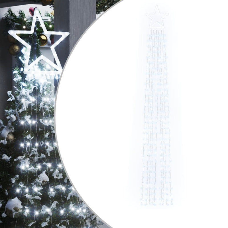 Load image into Gallery viewer, Vidaxl kerstboomverlichting 320 koudwitte led's 375 cm
