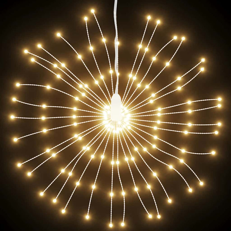 Load image into Gallery viewer, Vidaxl kerstverlichting vuurwerk 140 warmwitte led's 17 cm
