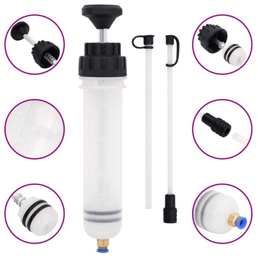 Vidaxl remontluchter 0,2 l wit en zwart
