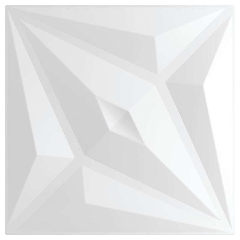 Load image into Gallery viewer, Vidaxl 12 st wandpanelen ster 3 m² 50x50 cm xps wit
