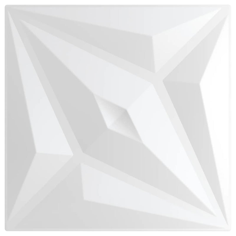 Load image into Gallery viewer, Vidaxl 48 st wandpanelen ster 12 m² 50x50 cm xps wit
