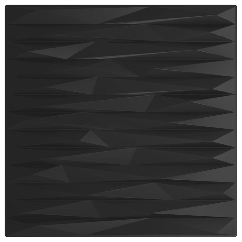 Load image into Gallery viewer, Vidaxl 24 st wandpanelen steen 6 m² 50x50 cm xps zwart
