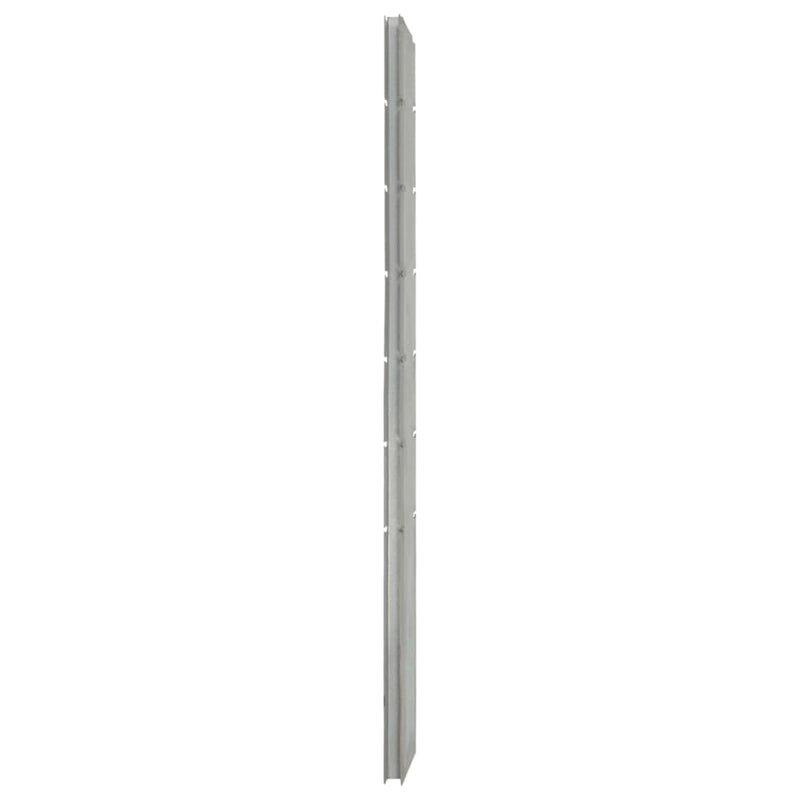 Load image into Gallery viewer, VidaXL Schuttingpalen 20 st 180 cm gegalvaniseerd staal zilverkleurig

