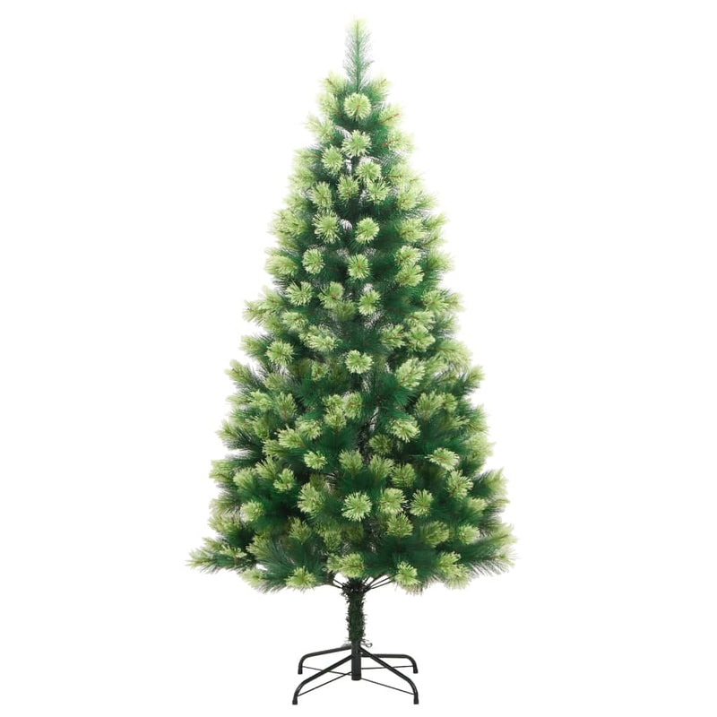 Load image into Gallery viewer, Vidaxl kunstkerstboom met scharnieren en standaard 210 cm
