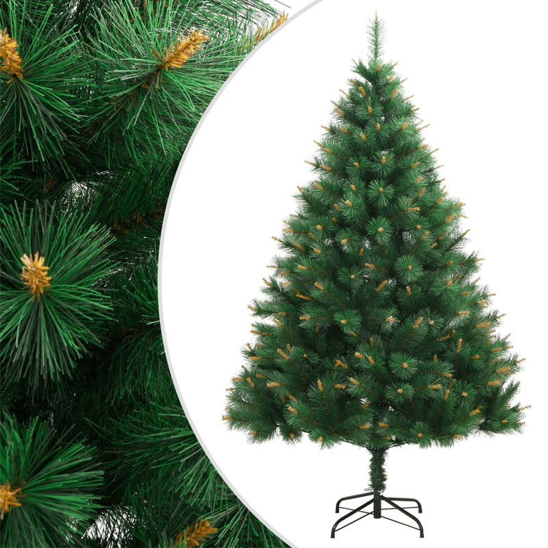 Load image into Gallery viewer, Vidaxl kunstkerstboom met scharnieren en standaard 210 cm
