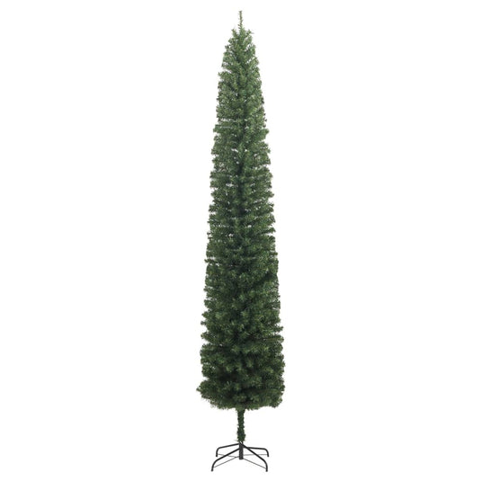 VidaXL Kunstkerstboom smal met standaard 300 cm PVC