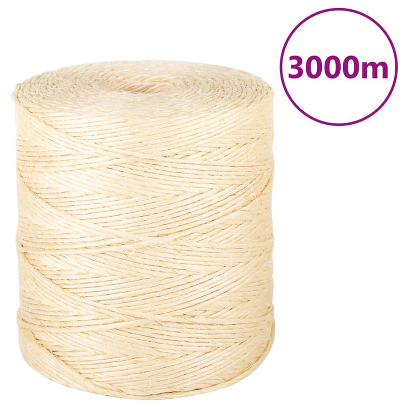 Load image into Gallery viewer, Vidaxl touw 2 mm 3000 m 100% sisal

