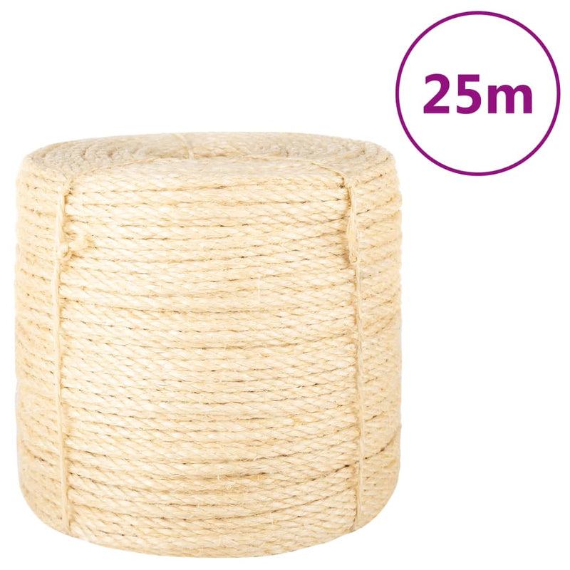 Load image into Gallery viewer, Vidaxl touw 6 mm 25 m 100% sisal
