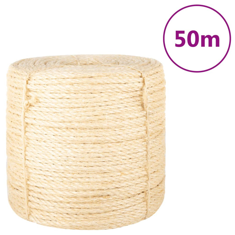 Load image into Gallery viewer, Vidaxl touw 6 mm 50 m 100% sisal
