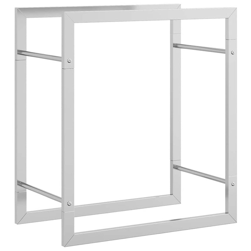 Load image into Gallery viewer, Vidaxl haardhoutrek 50x28x56 cm roestvrij staal
