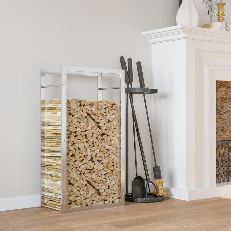 Load image into Gallery viewer, Vidaxl haardhoutrek 80x28x154 cm roestvrij staal
