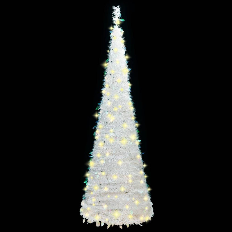 Load image into Gallery viewer, VidaXL Kunstkerstboom pop-up 50 LED's 120 cm wit

