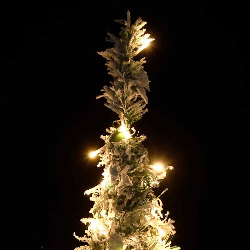 Load image into Gallery viewer, VidaXL Kunstkerstboom pop-up met sneeuw 200 LED's 210 cm
