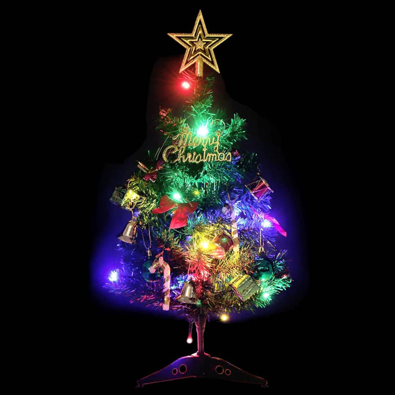 Load image into Gallery viewer, VidaXL Kunstkerstboom met verlichting mini 20 LED's 45 cm groen
