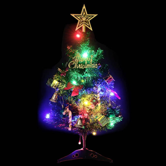 VidaXL Kunstkerstboom met verlichting mini 20 LED's 45 cm groen