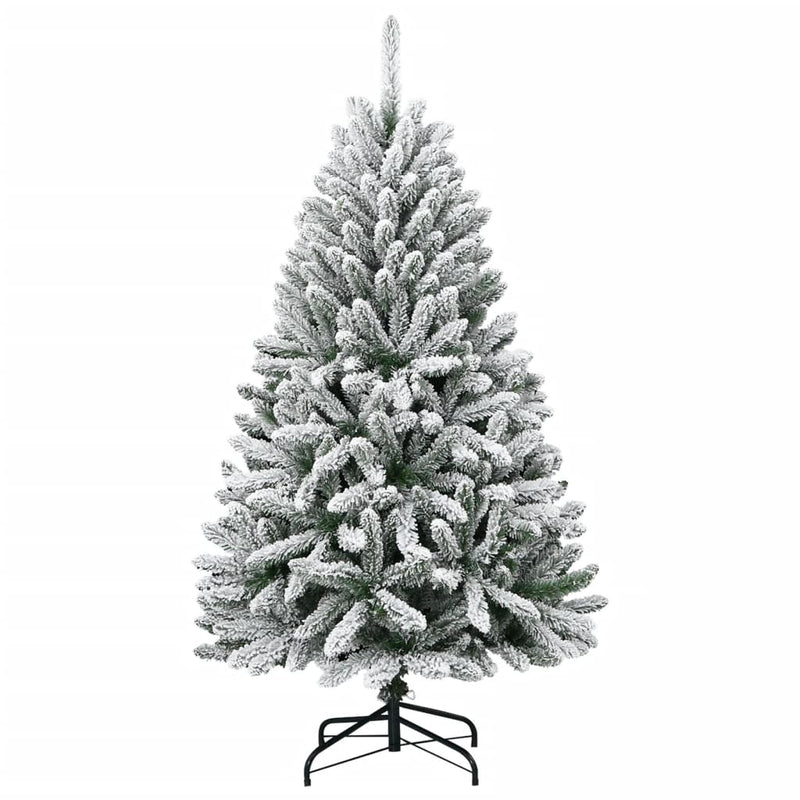 Load image into Gallery viewer, Vidaxl kunstkerstboom met scharnieren en sneeuw 120 cm

