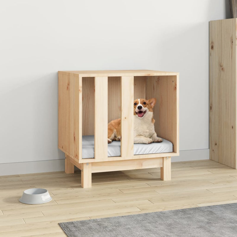 Load image into Gallery viewer, Vidaxl hondenhok 50x40x52 cm massief grenenhout
