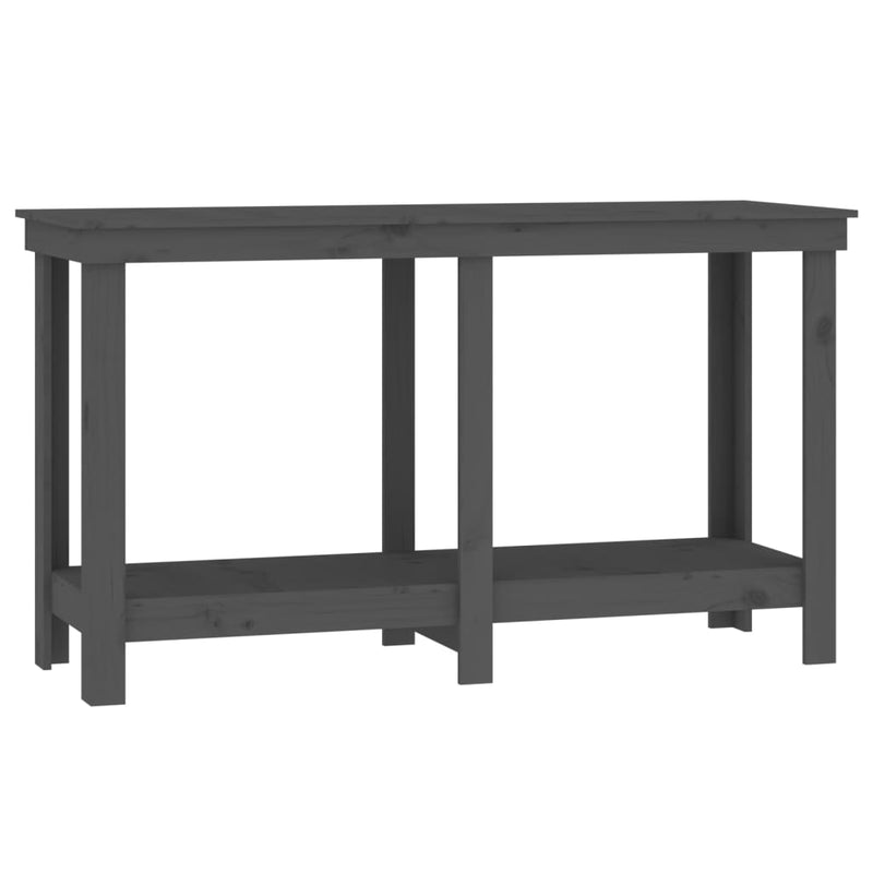 Load image into Gallery viewer, Vidaxl werkbank 140x50x80 cm massief grenenhout grijs
