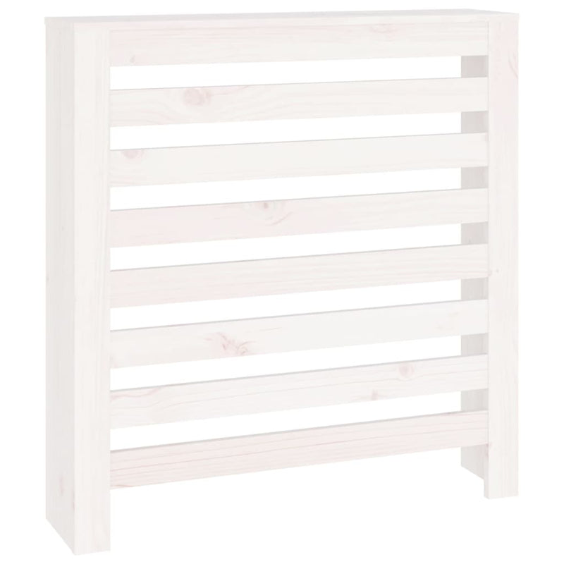 Load image into Gallery viewer, Vidaxl radiatorombouw 79,5x19x84 cm massief grenenhout wit

