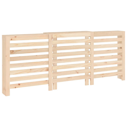 Vidaxl radiatorombouw 210x21x85 cm massief grenenhout