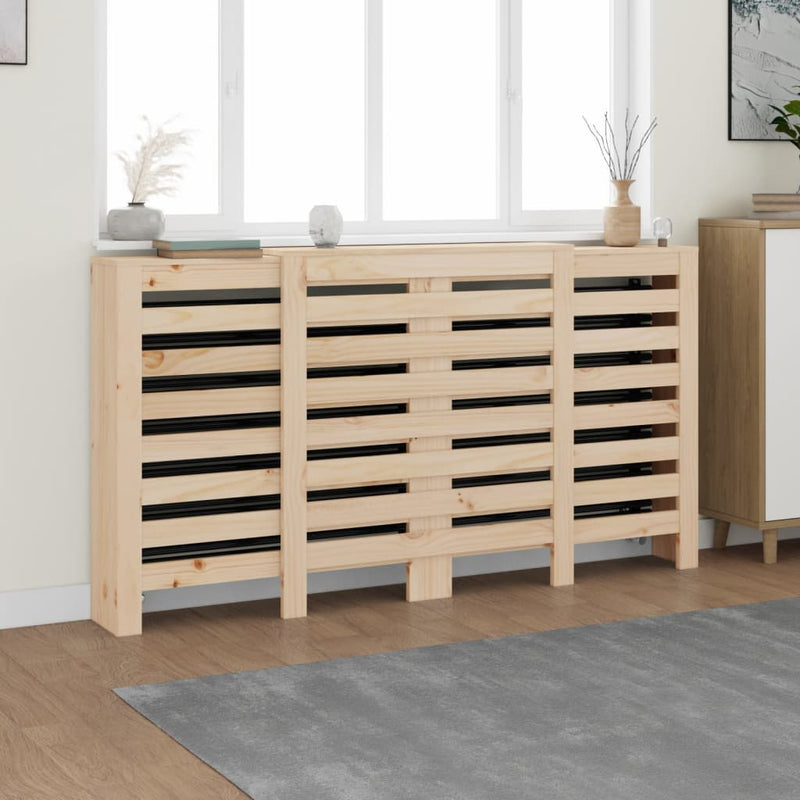 Load image into Gallery viewer, Vidaxl radiatorombouw 210x21x85 cm massief grenenhout
