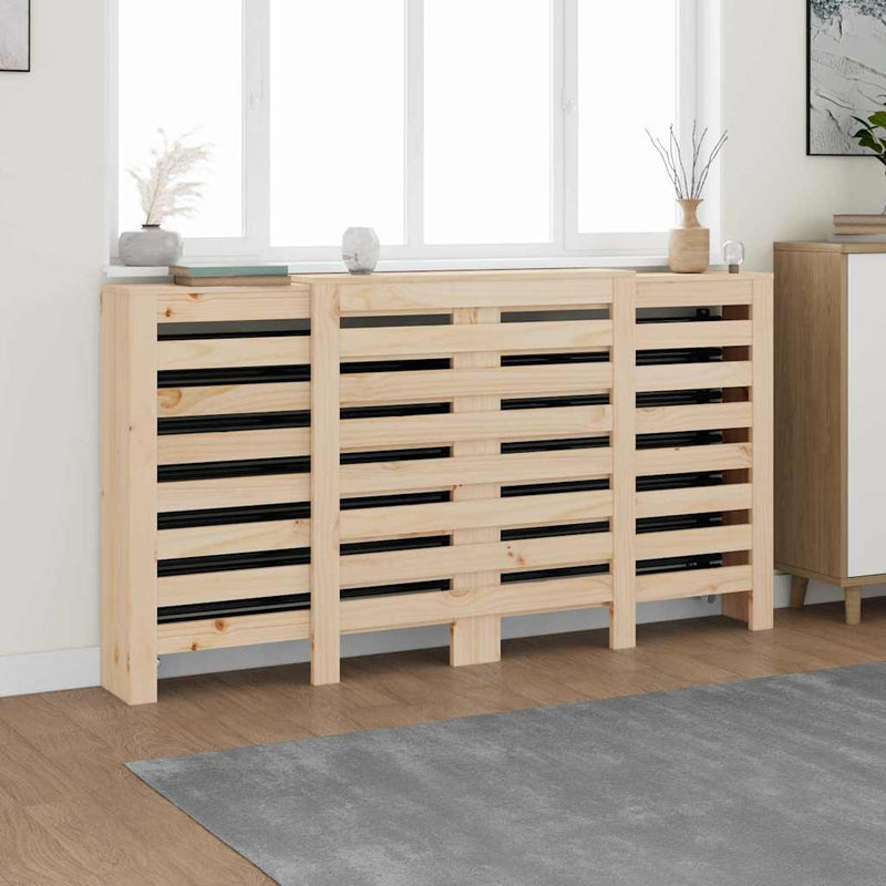 Load image into Gallery viewer, Vidaxl radiatorombouw 210x21x85 cm massief grenenhout
