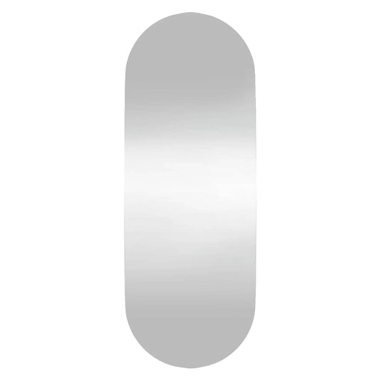 Vidaxl wandspiegel 15x40 cm ovaal glas