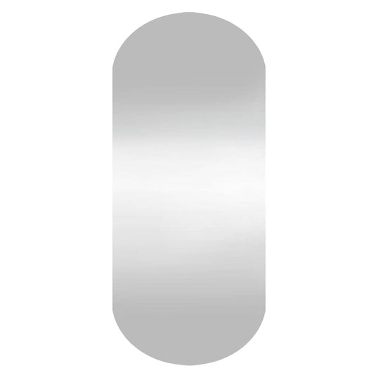 Vidaxl wandspiegel 25x60 cm ovaal glas