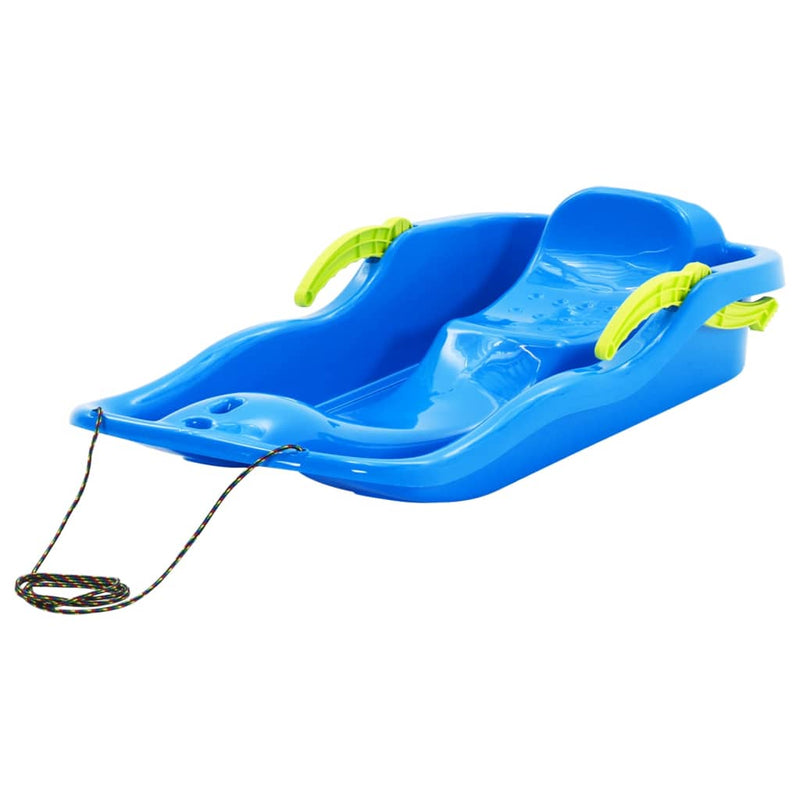 Load image into Gallery viewer, Vidaxl slee met remmen 87x40x18 cm polypropeen blauw
