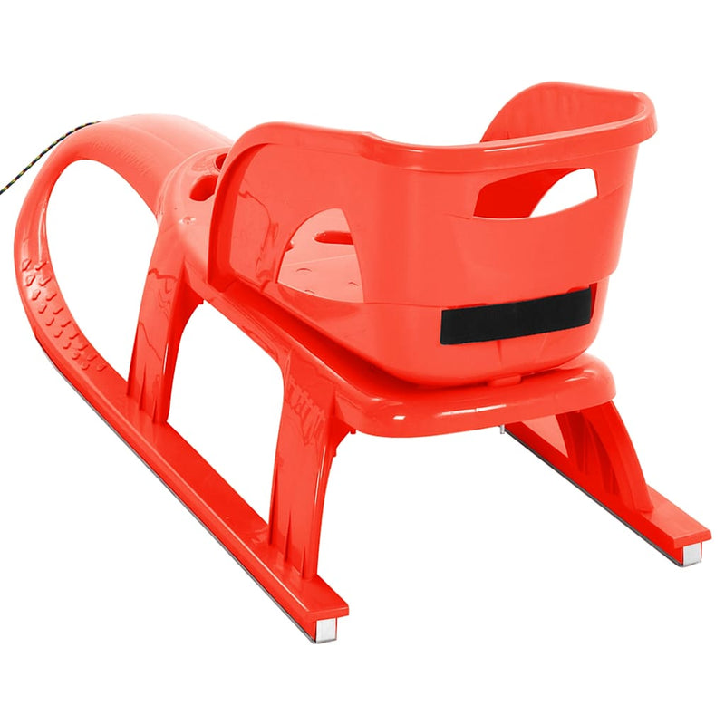 Load image into Gallery viewer, Vidaxl slee met zitje 102,5x40x23 cm polypropeen rood
