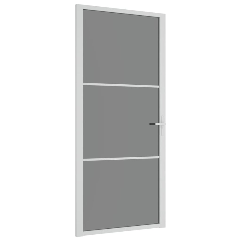 Load image into Gallery viewer, Vidaxl binnendeur 93x201,5 cm esg-glas en aluminium wit
